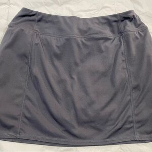 Classic Gray Women's Skirt With Built In Shorts